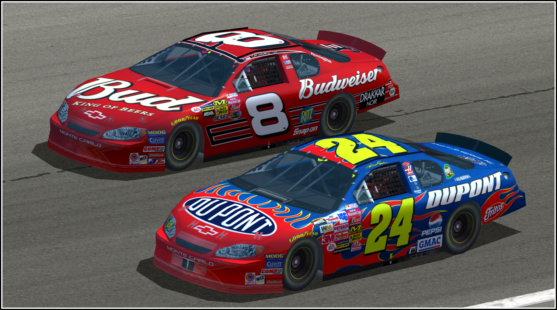Original Mod Carsets | Dr. Noise Paints NR2003/iRacing/Diecasts